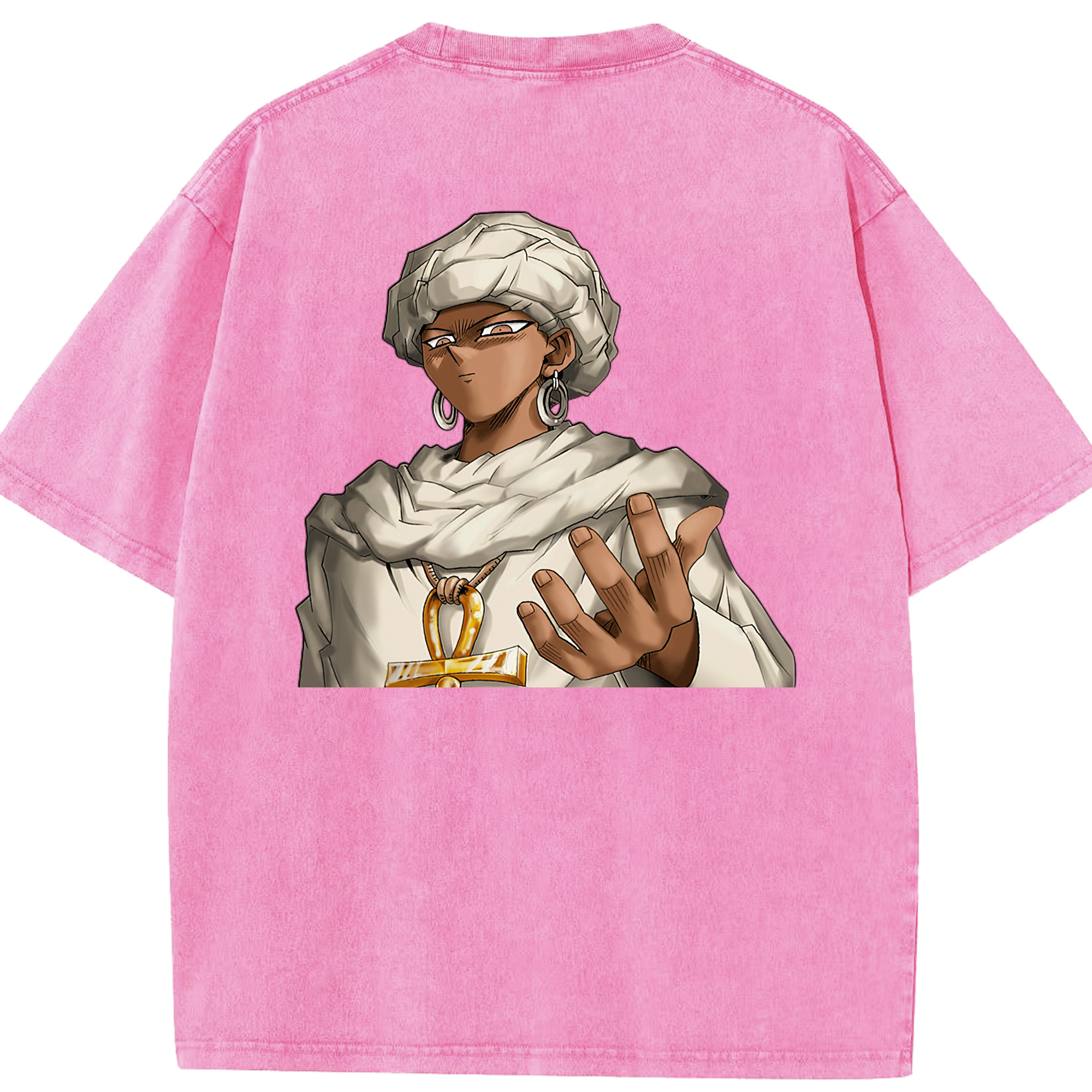 （画像用） 遊☆戯☆王 Yu-Gi-Oh! 綿100% ヴィンテージ風 半袖Tシャツ（背面プリント）